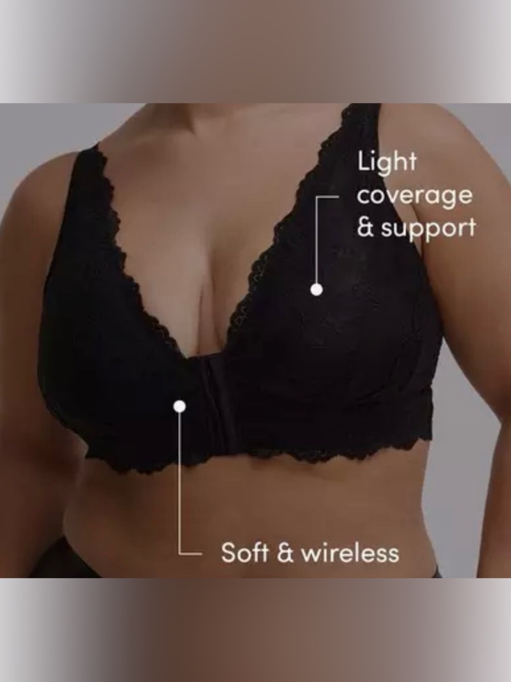 Torrid Unlined Lace Front-Close Bralette - Picture 2 of 7